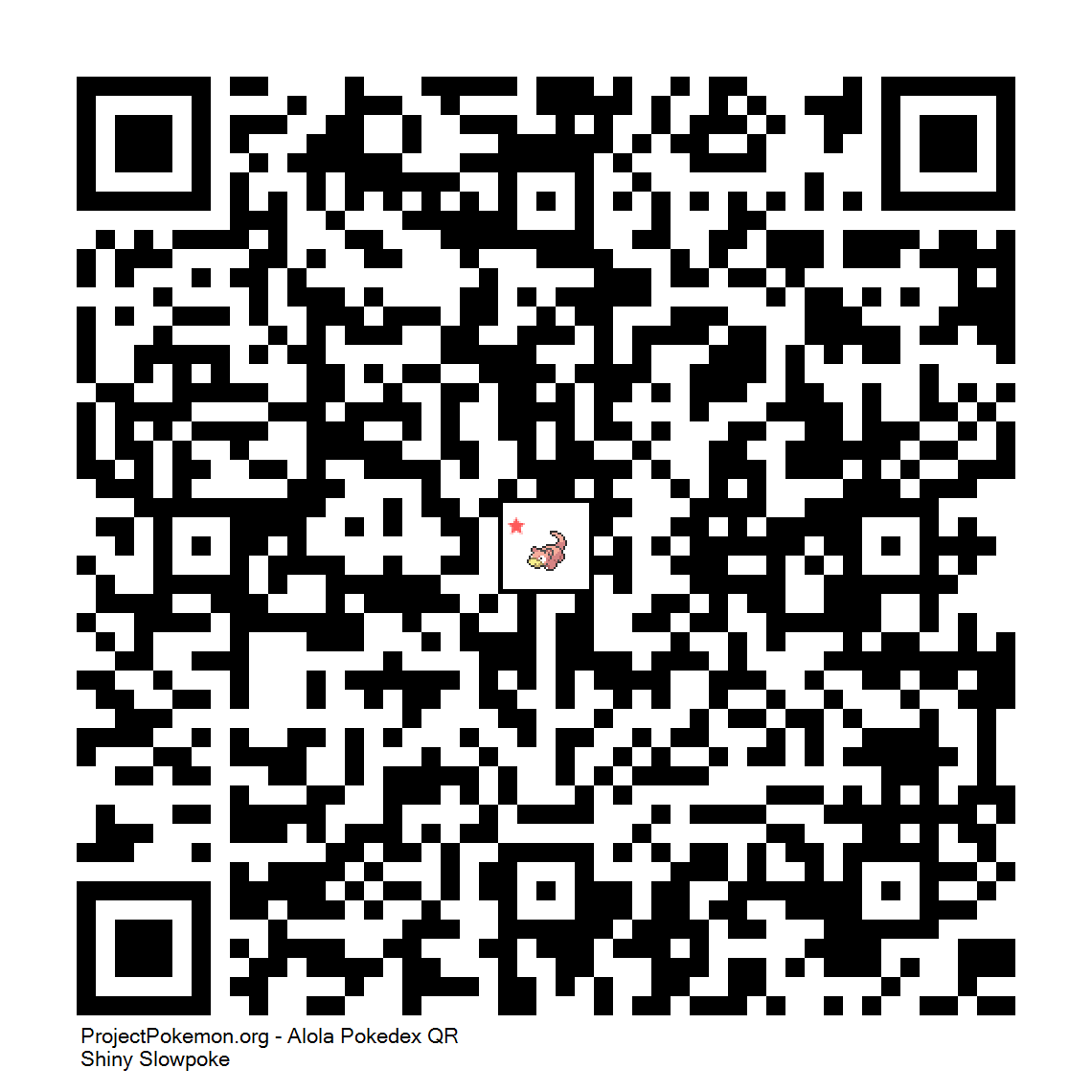 Cdigo QR de Slowpoke variocolor